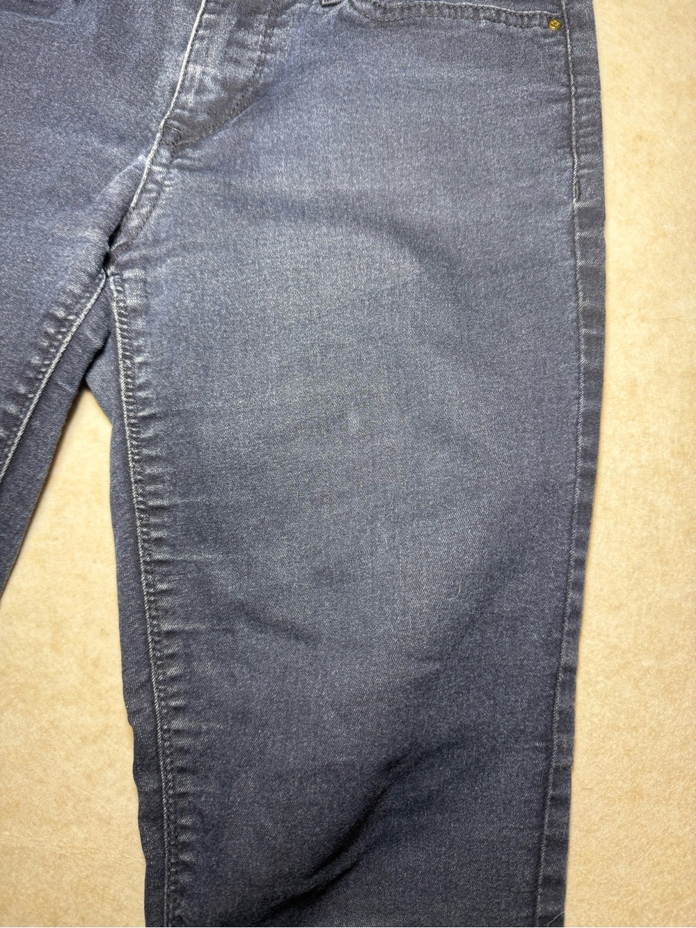 Zara Vintage Rare Basic Deluxe Denim Department Blue Dark Wash Jeans Size US 4 - Picture 2 of 11